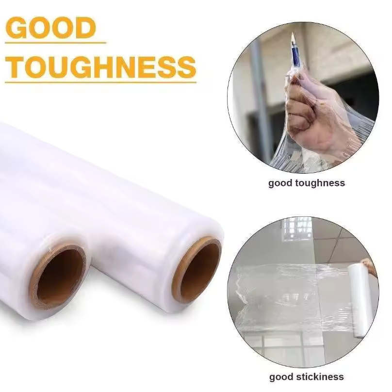 Wrapping Film Packing Shrink Film Clear Stretch Film LLDPE Shrink Wrap Plastic Wrap Roll Polyethylene Package Carton Transparent
