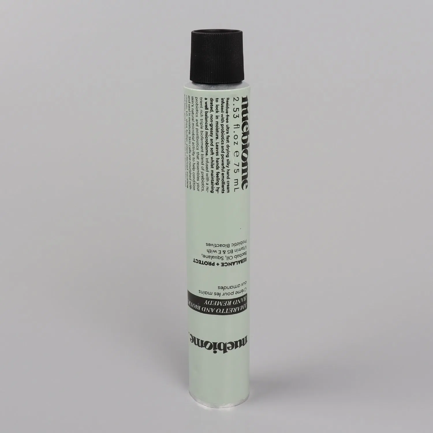 Cosmetic Tube Cleaners and Toners Cream Aluminum Collapsible Tube Package for Skincare and Personal Treatment/ 16ml 5ml with Black Plastic Screw Cap