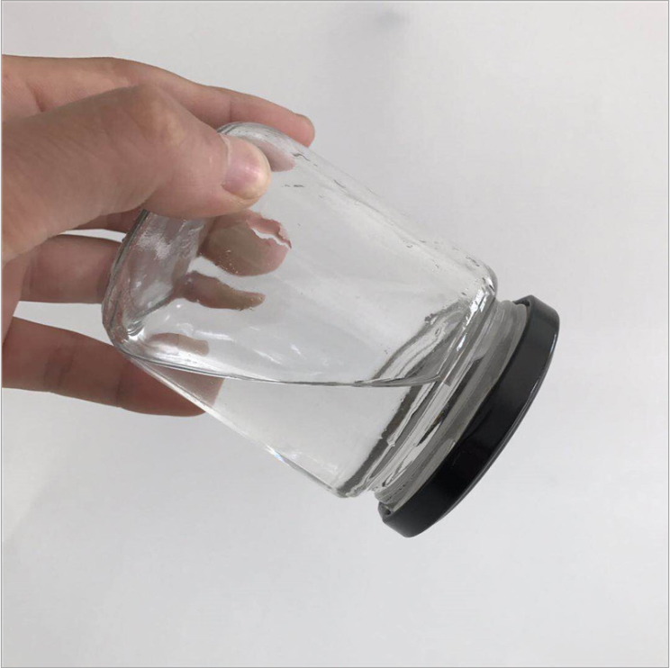 Round Glass Bottle Fro Pickle, Honey, Jam Package