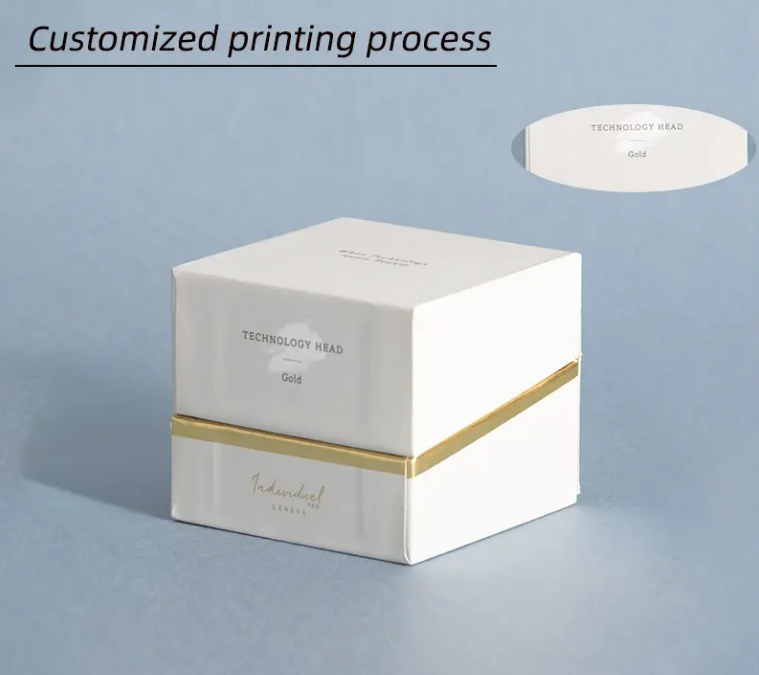 Custom Logo Luxury Recyclable Cardboard Empty Unique Candle Jar Gift Box Package