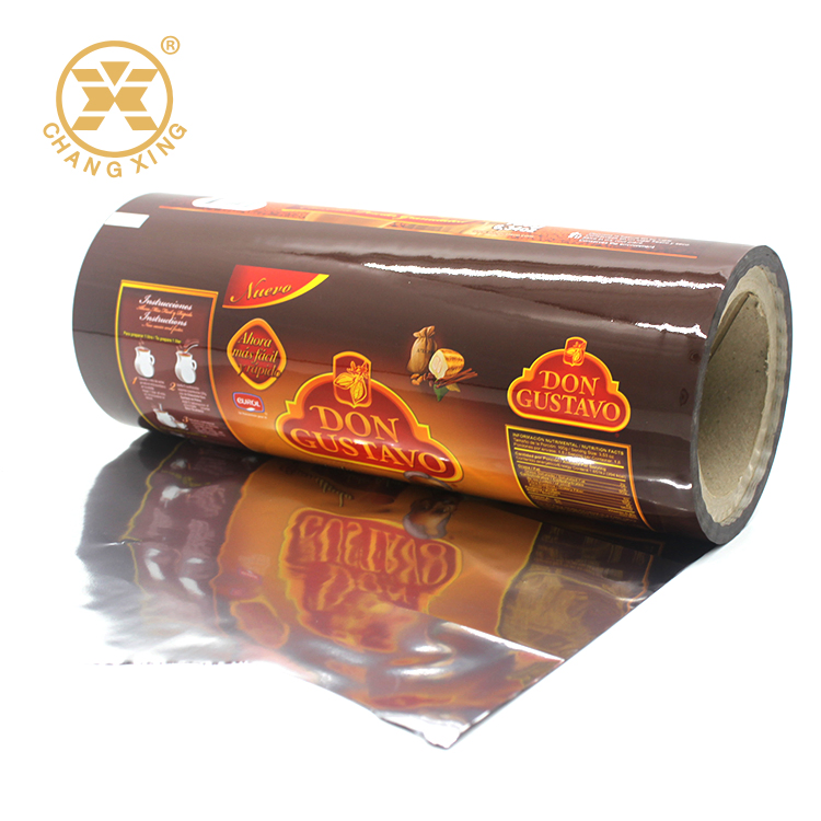 Custom Logo Printing Plastic Candy Snack Square Bags Package Roll Stock Hot Sealing Package