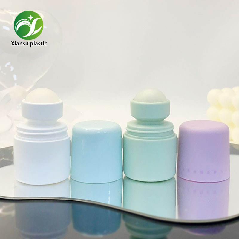 Cylindrical Plastic Roller Ball Stick Cosmetic Makeup Package for Productos De Belleza