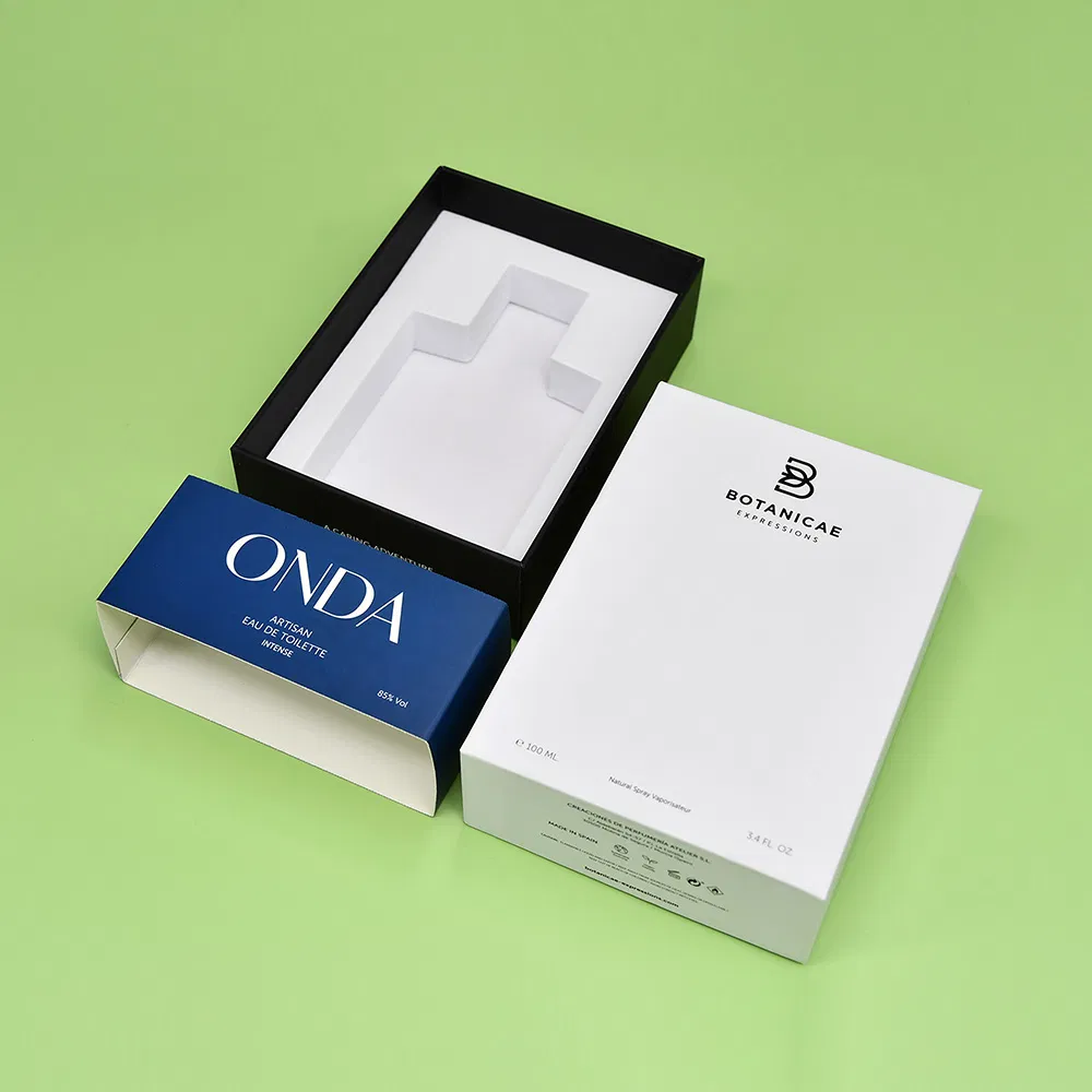 Factory Wholesale Customize Printing Paper Packaging Box Gift Box Perfume Bottle Glass Package with Foam EVA Insert