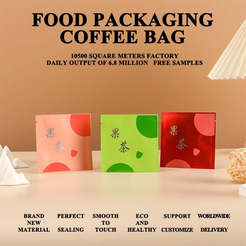 Metallized Coffee Tea Food Plastic Pet VMPET BOPP Po Standing up Pouch Ziplock Bag Aluminum Film Self Sealing Logo Doy Pack Bag Package