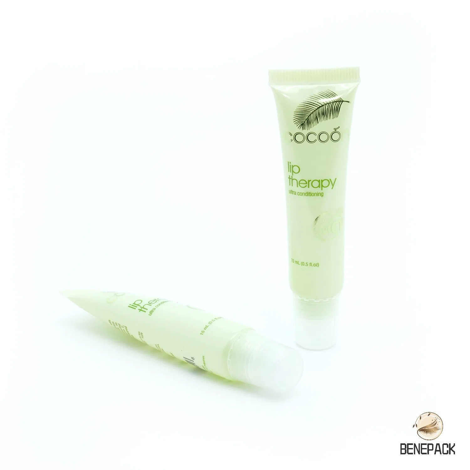 New Arrival Custom Package Green Eco-Friendly Squeezable Plastic Cosmetic Tube with Hot Stamping for Cosmetic Container