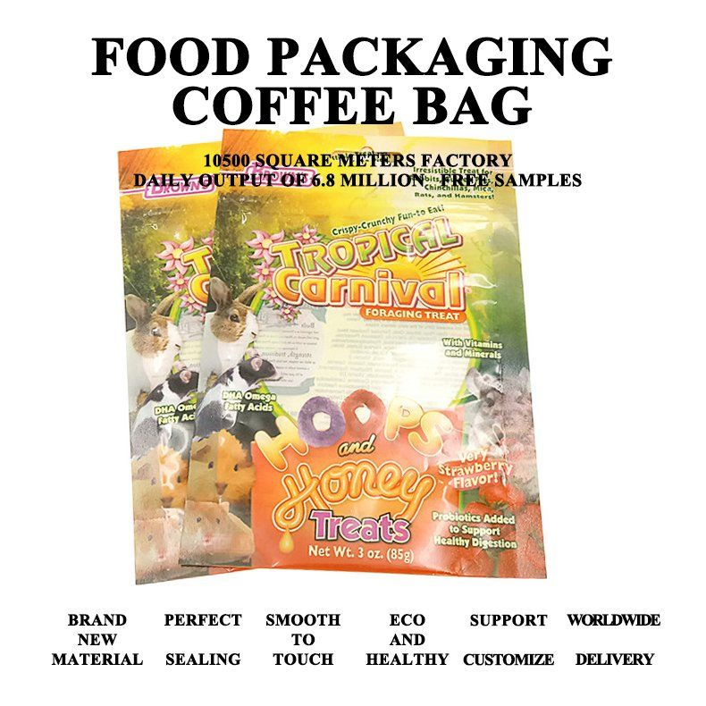 Polyethylene Disposable Mylar Recycle Plastic VMPET PE Po LDPE Pet Package Aluminum Film Pouch Doypack Coffee Tea Food Clear Reclosable Bag