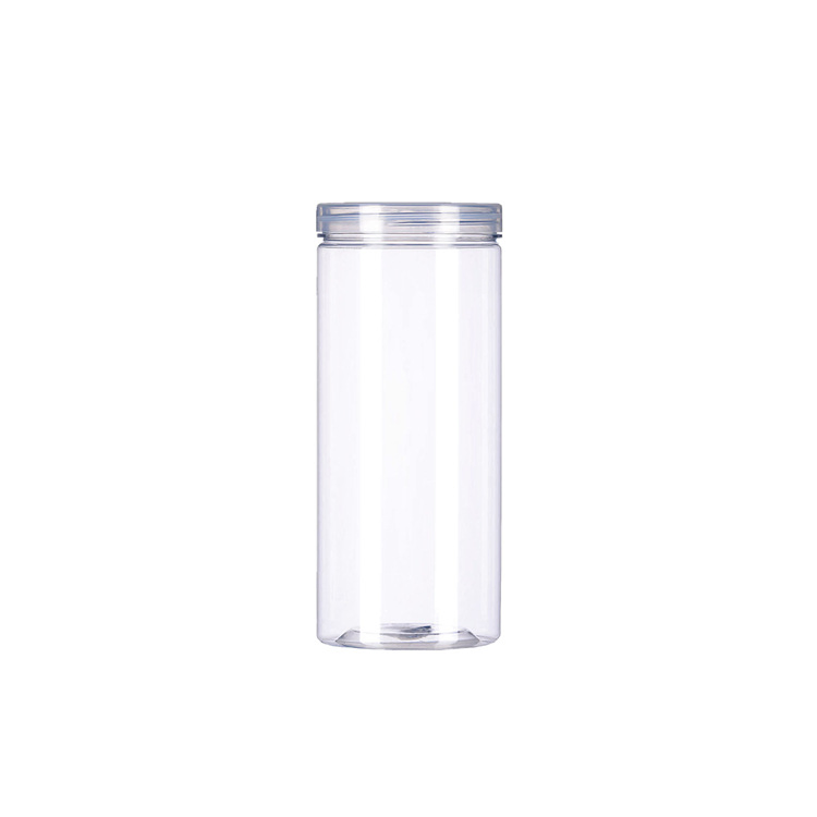 6.5*15cmwide Mouth Bottle, Sealed Can Package, Transparent Plastic Bottle with Lid