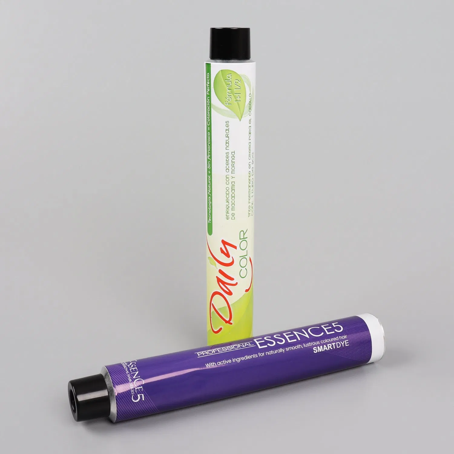 Cosmetic Tube Cleaners and Toners Cream Aluminum Collapsible Tube Package for Skincare and Personal Treatment/ 16ml 5ml with Black Plastic Screw Cap