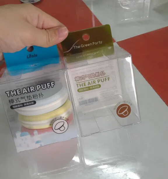 Plastic clear package for cosmetic accessories