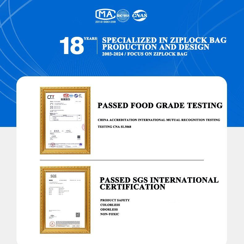 Plastic Self Sealing Ziplock Bag Package Customize Cloth Garment Print Logo LDPE CPE Travel Coffee Waterproof Food Grade Powder Jewelry Medicine Zip Lock