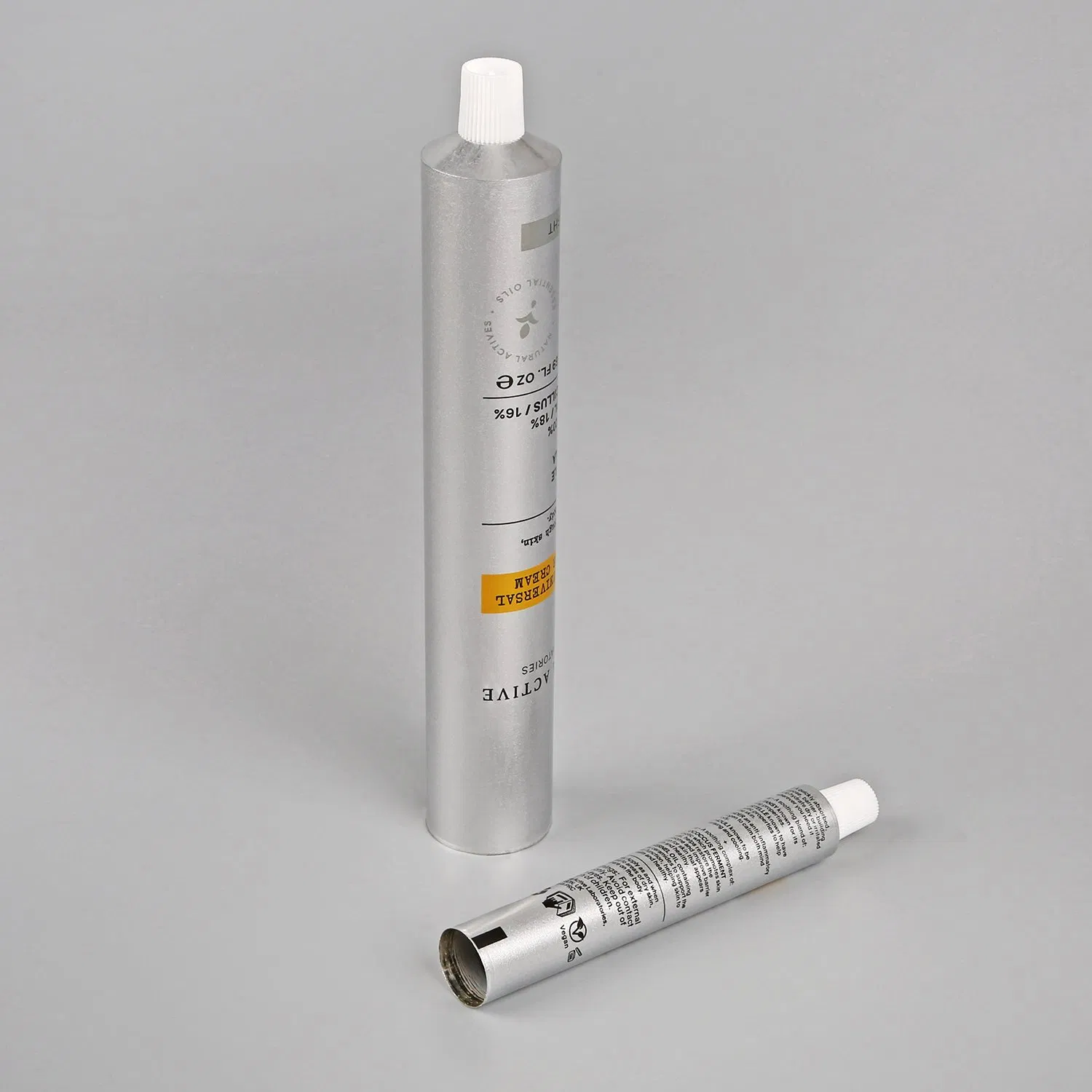 Factory Price Empty Custom Blank Tube Cosmetic Aluminum Test Package