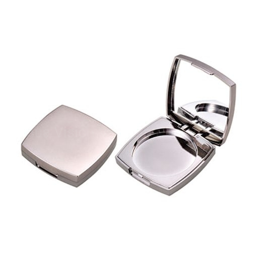 Round Shape Plastic Cosmetic Package with Mirror Chrome Packaging