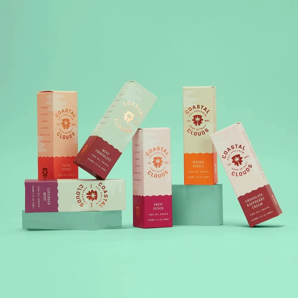 Free Sample Wholesale Custom Luxury Perfume Gift Box Hot Stamping Cardboard Package