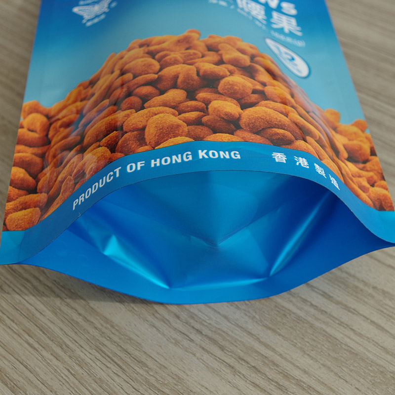 Ziplock Food Plastic Packages Made with Aluminium Lamination Pet Film