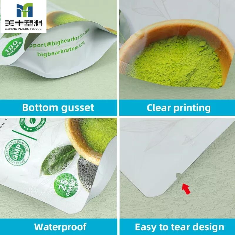 Sachet Packaging Matcha Sachet Coffee Packaging-Printing Packaging-Bags Packaging Plastic Bags Food Packages Soap Packaging Doypack Powdered Supplement Package