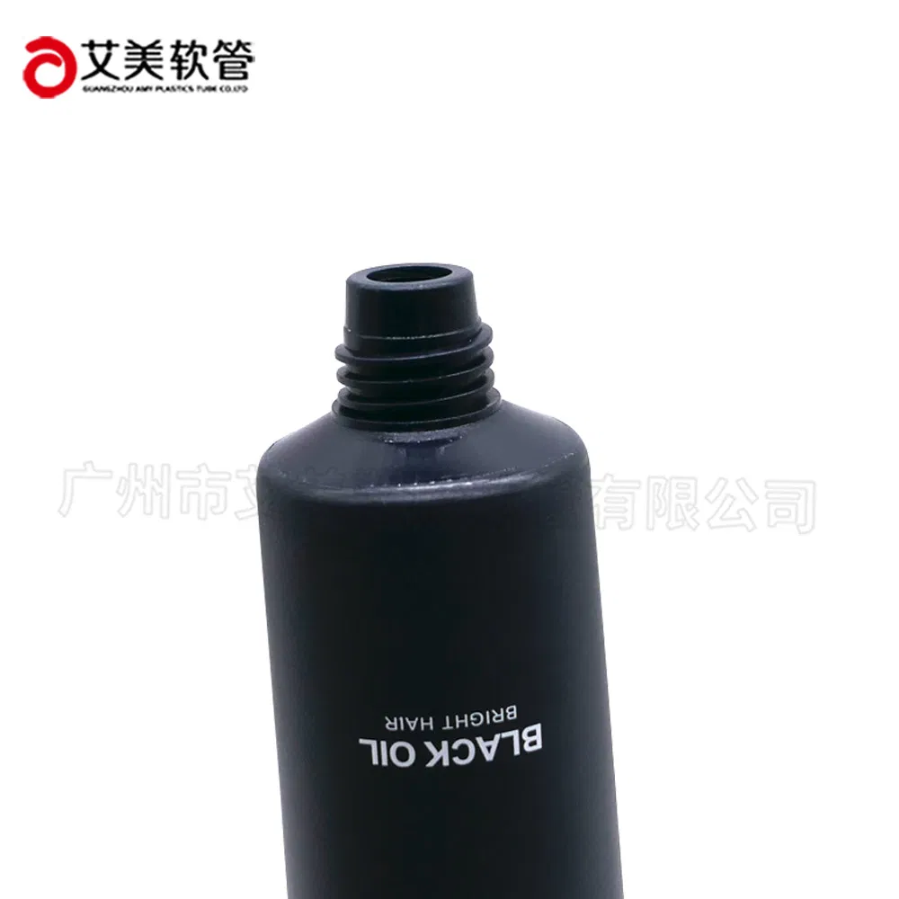 Matte Black Tube Packaging Squeeze Bottle Hand Cream Package