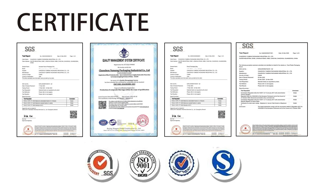 Quality Certifications