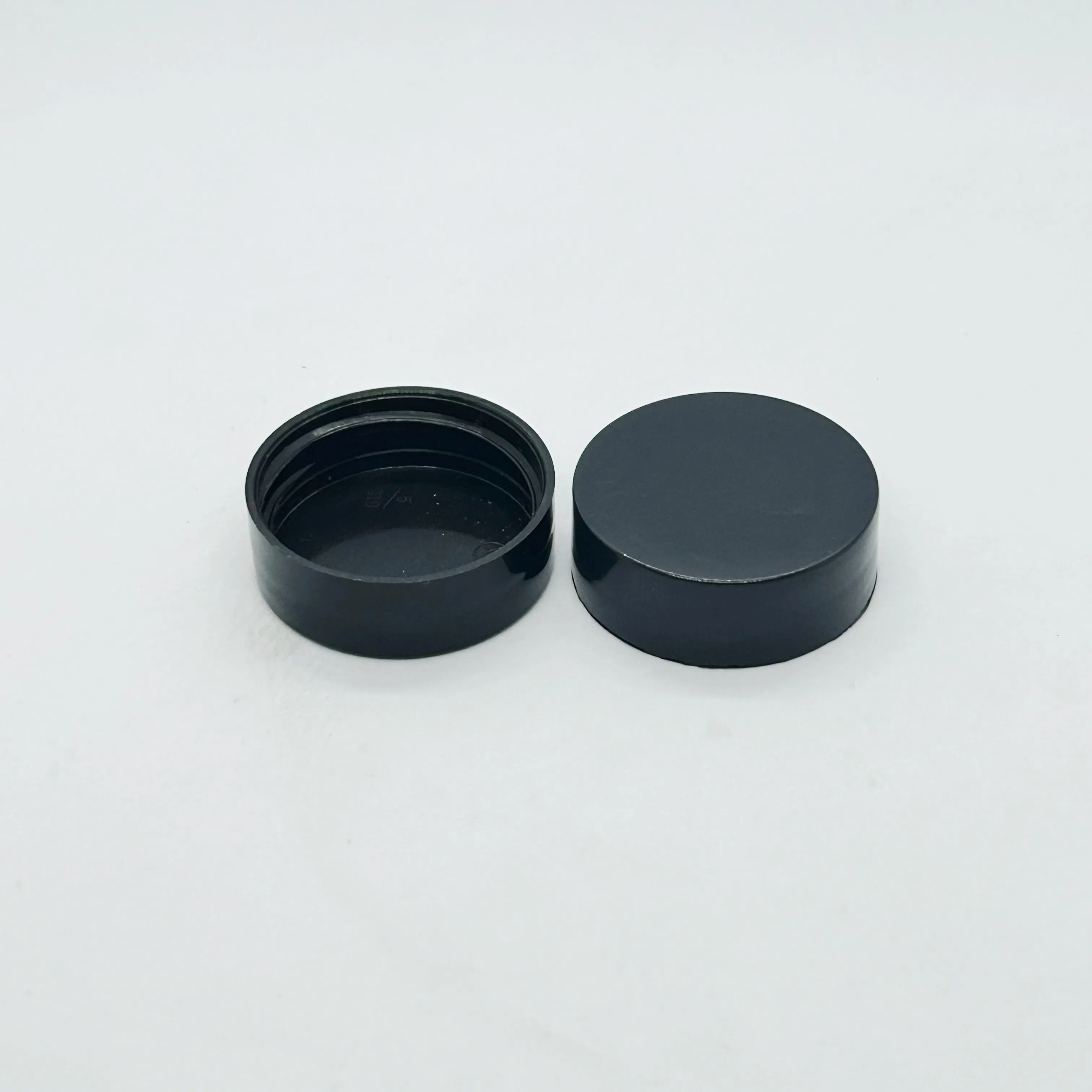 Free Samples M32/400 Custom Color Flat-Smooth Surface Plastic Continuous Thread Cap Cosmetic Package