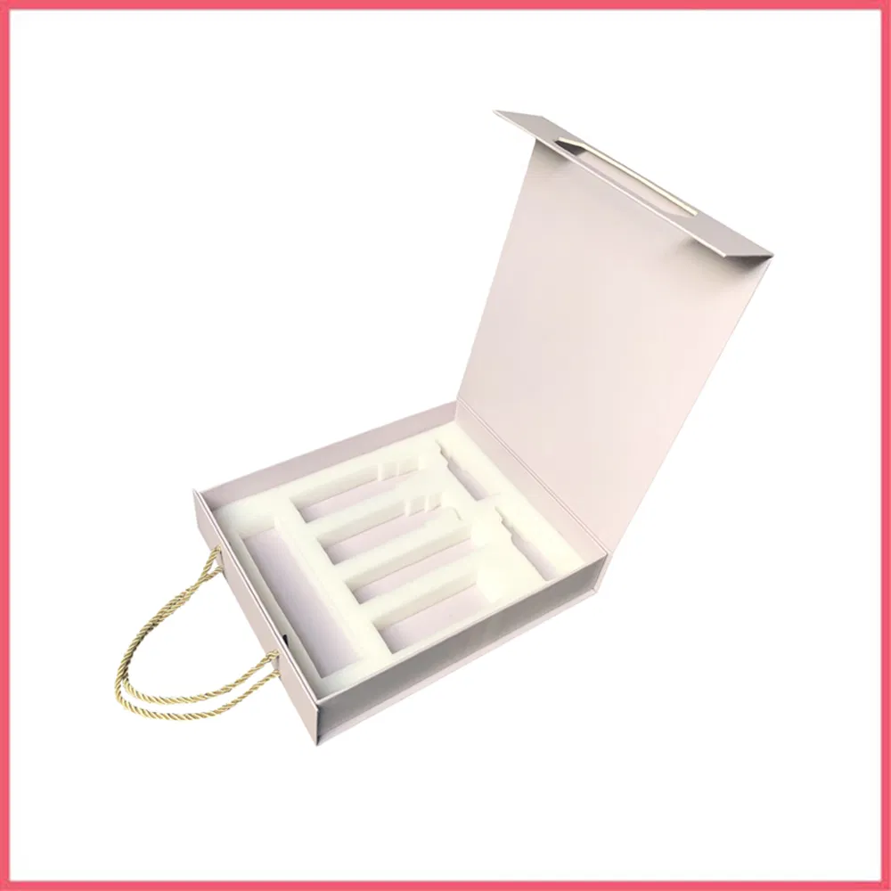 Wholesale Printed Brand Christmas Series Gift Paper Box Package with String Handle and Magnet Closure