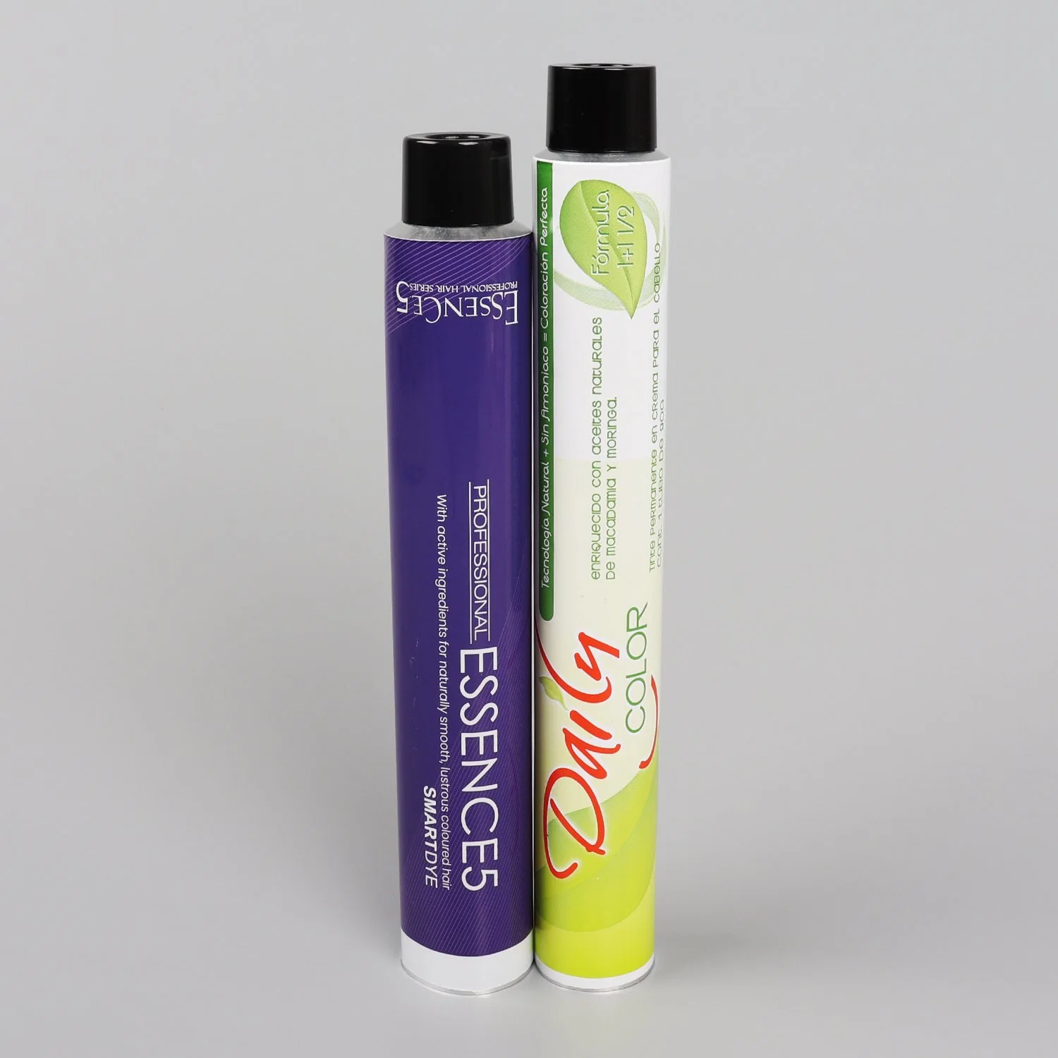 Cosmetic Tube Cleaners and Toners Cream Aluminum Collapsible Tube Package for Skincare and Personal Treatment/ 16ml 5ml with Black Plastic Screw Cap