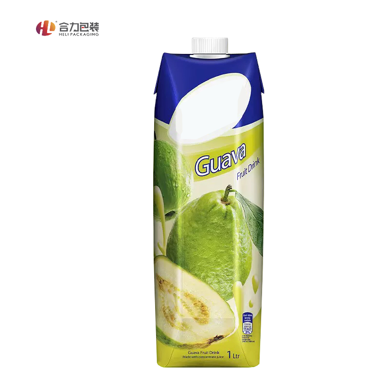 Liquid Food Paper Gable Top Package 8-Layer Composite Structure with Aluminium