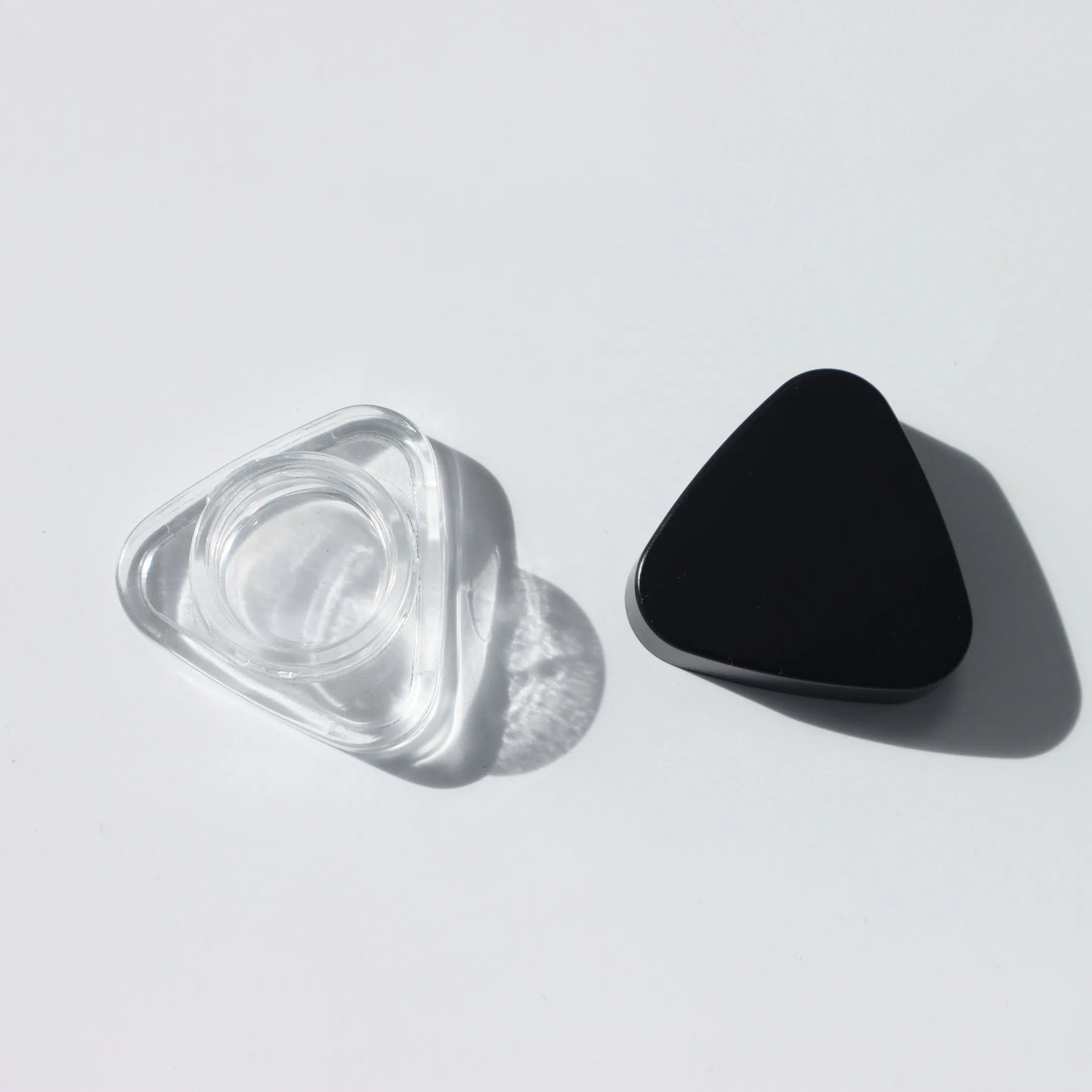 Triangle Factory Cr Glass Cosmetic 3G 5g 7g 9g Glass Concentrate Extracts Oil Bottle Jar Package with CRC Child Resistance Resistant Proof Resist Lid