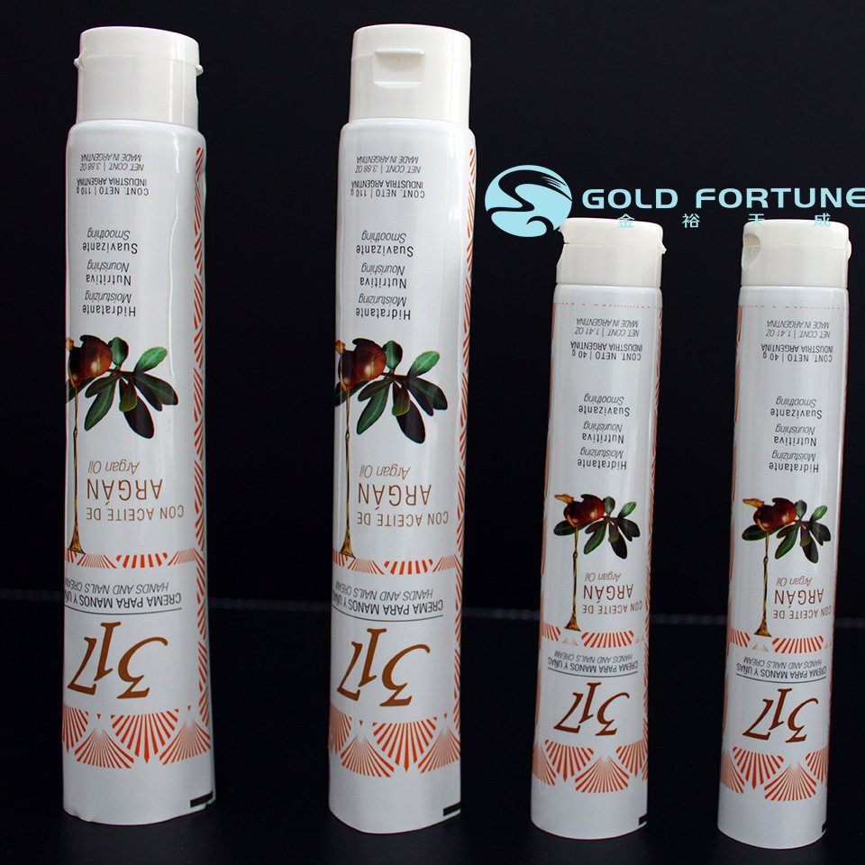 Empty Plastic Laminated Aluminum Barrier Tubes Package for Hand Cream Packaging