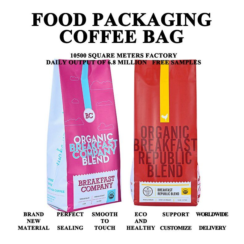 Wholesale Disposable Mylar Recycle Plastic Pouch Ziplock VMPET Pet Packaging Aluminum Film Pouch Doypack Coffee Tea Food Reclosable Bag Package Packing