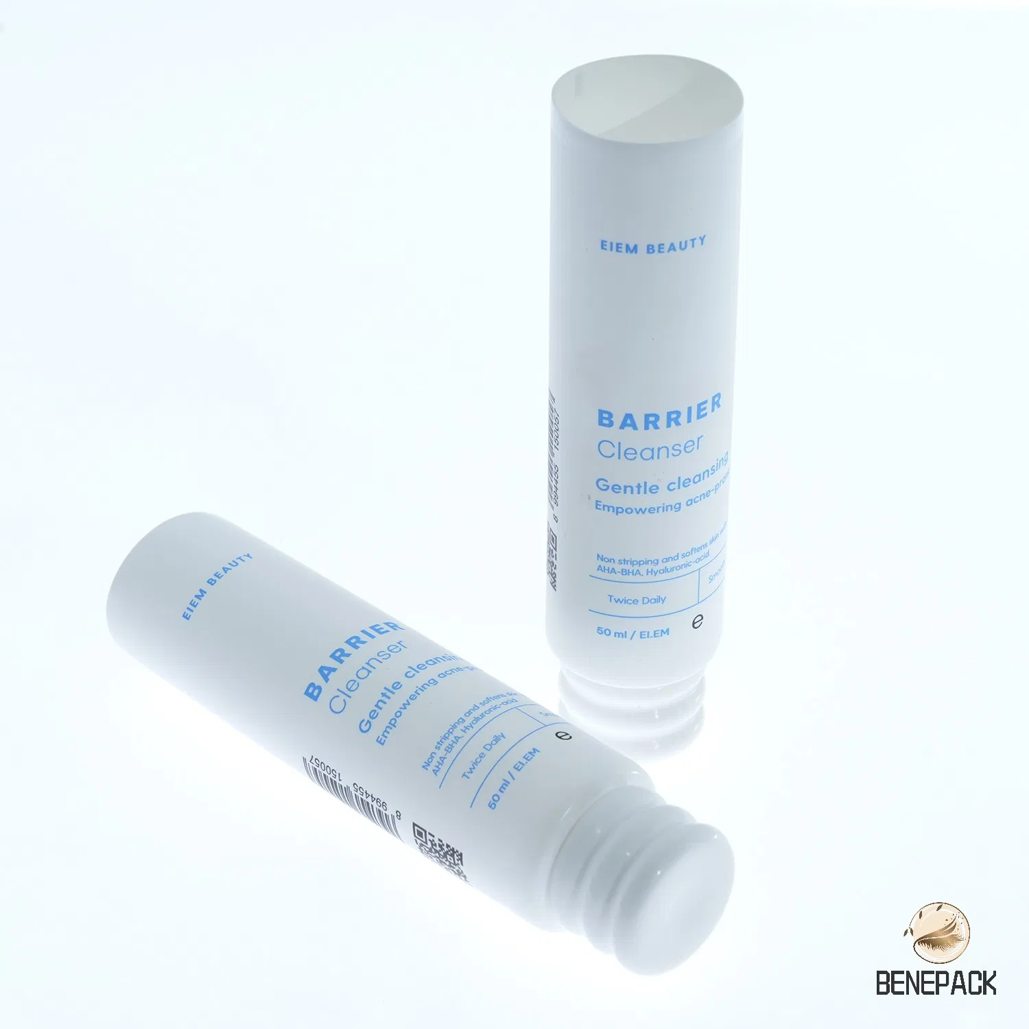 High Quality Custom Package 50ml 100ml Cosmetic Packaging Plastic Tube with Custom Cap for Skincare Products