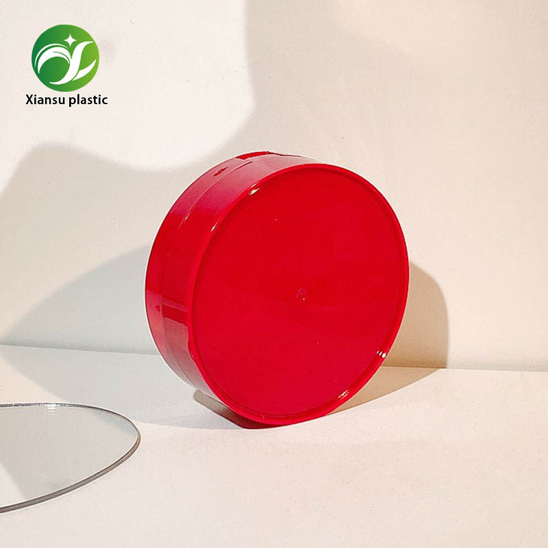 Round Red Air Cushion Case Cosmetic Makeup Package for Productos De Belleza