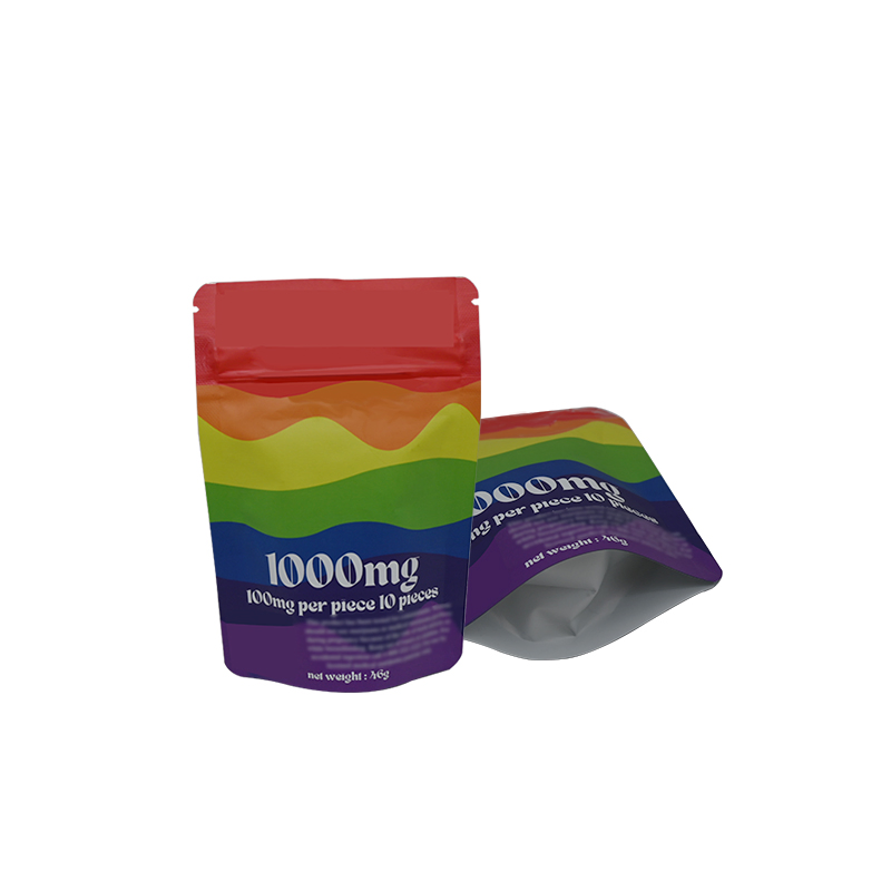 Custom Zipper Plastic Retail Packaging Packing Poly Pouch Zip Lock Bag Mylar Package with Hang Hole