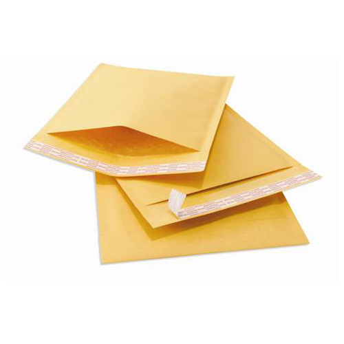 Factory Wholesale Nature Yellow Paper Padded Envelope Kraft Bubble Mailers Small Business Mailing Packages for Jewelry Makeup Supplies E-Commerce