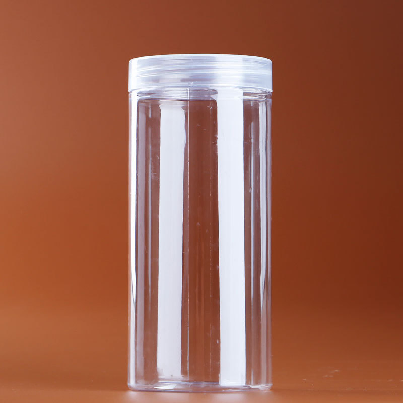 6.5*15cmwide Mouth Bottle, Sealed Can Package, Transparent Plastic Bottle with Lid