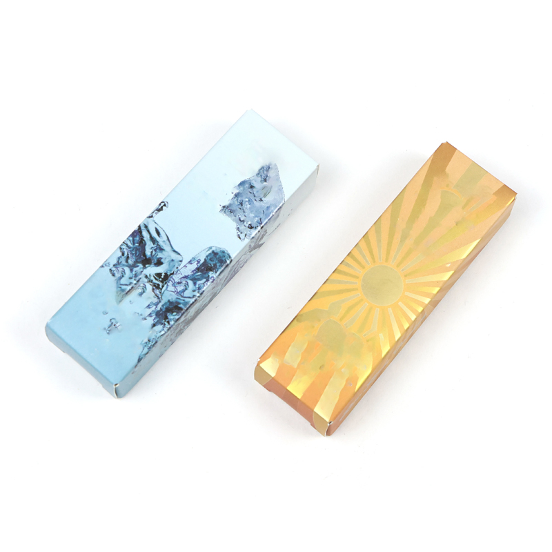 Colorful Package Paper Packaging 1ml Folding Slide Drawer 1g Disposable Cartridge Box