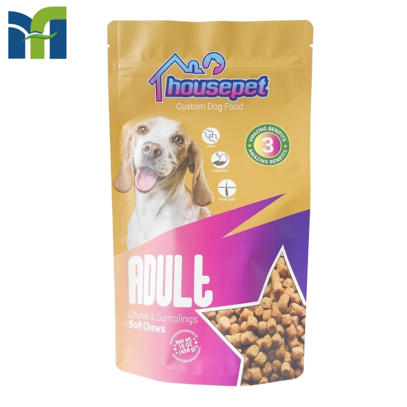 Bulk Price Compostable FDA Food Grade Dog Treat Package