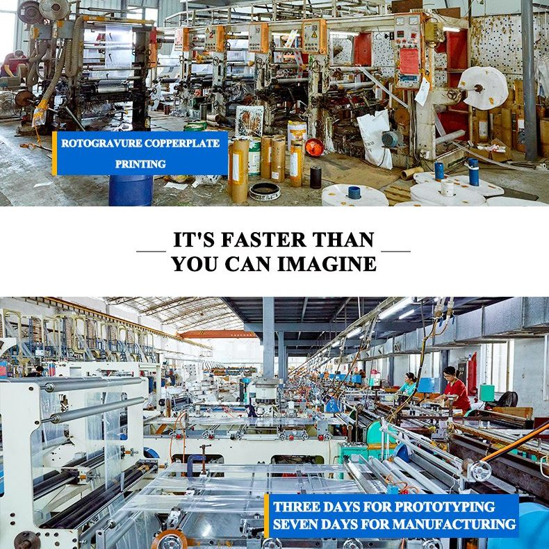 Plastic Mylar Bag Printing Eco-Friendly Food Grade Snack Cookies Film Logo Zip Food Coffee Packing Doypack Packaging Package