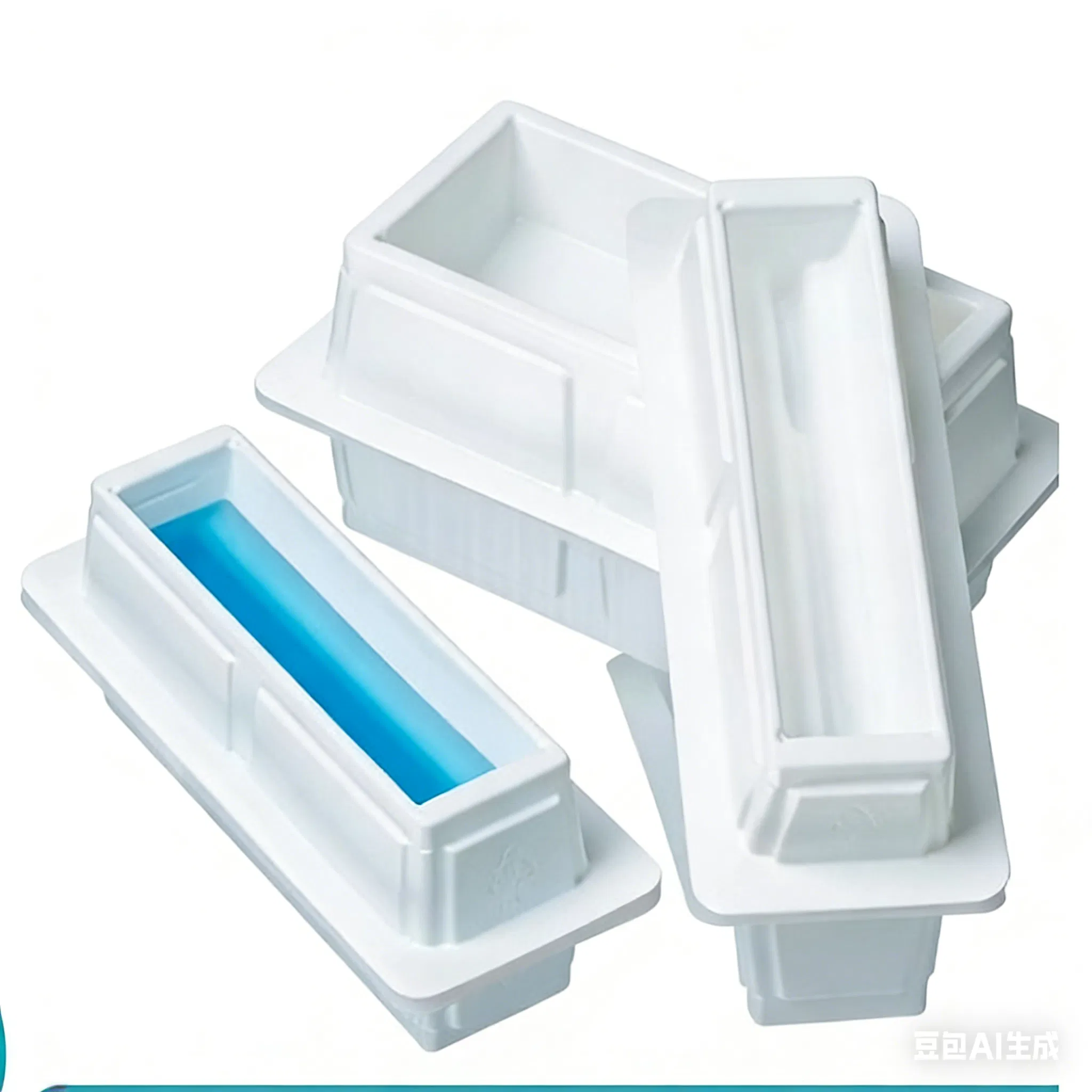 8-Channel and 12 Disposable Sterile Pipette Trays Plastic, Single Package Size