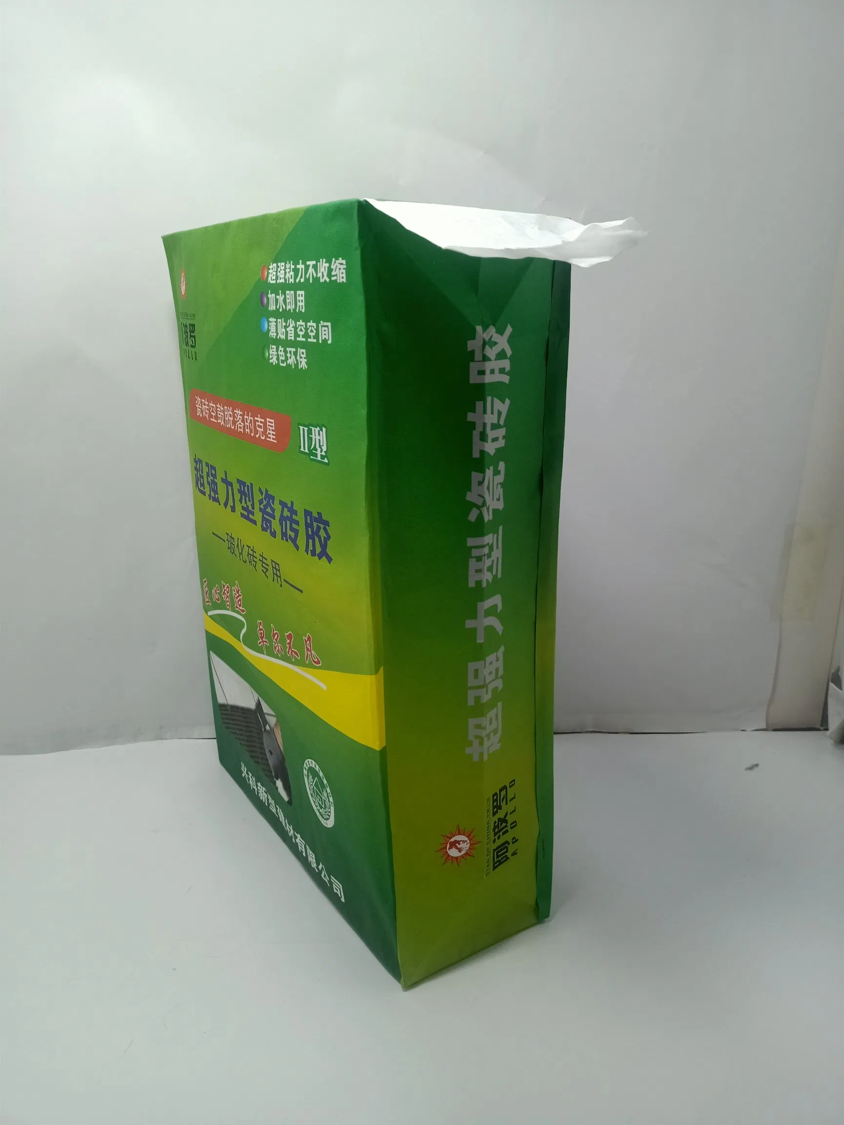 Gypsum Adhersive Lime Package with Block Bottom Empty Large Load-Bearing