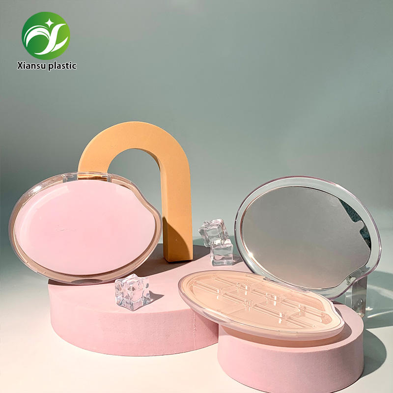 Portable Oval Nine-Grid Powder Blusher Makeup Package for Premium Productos De Belleza