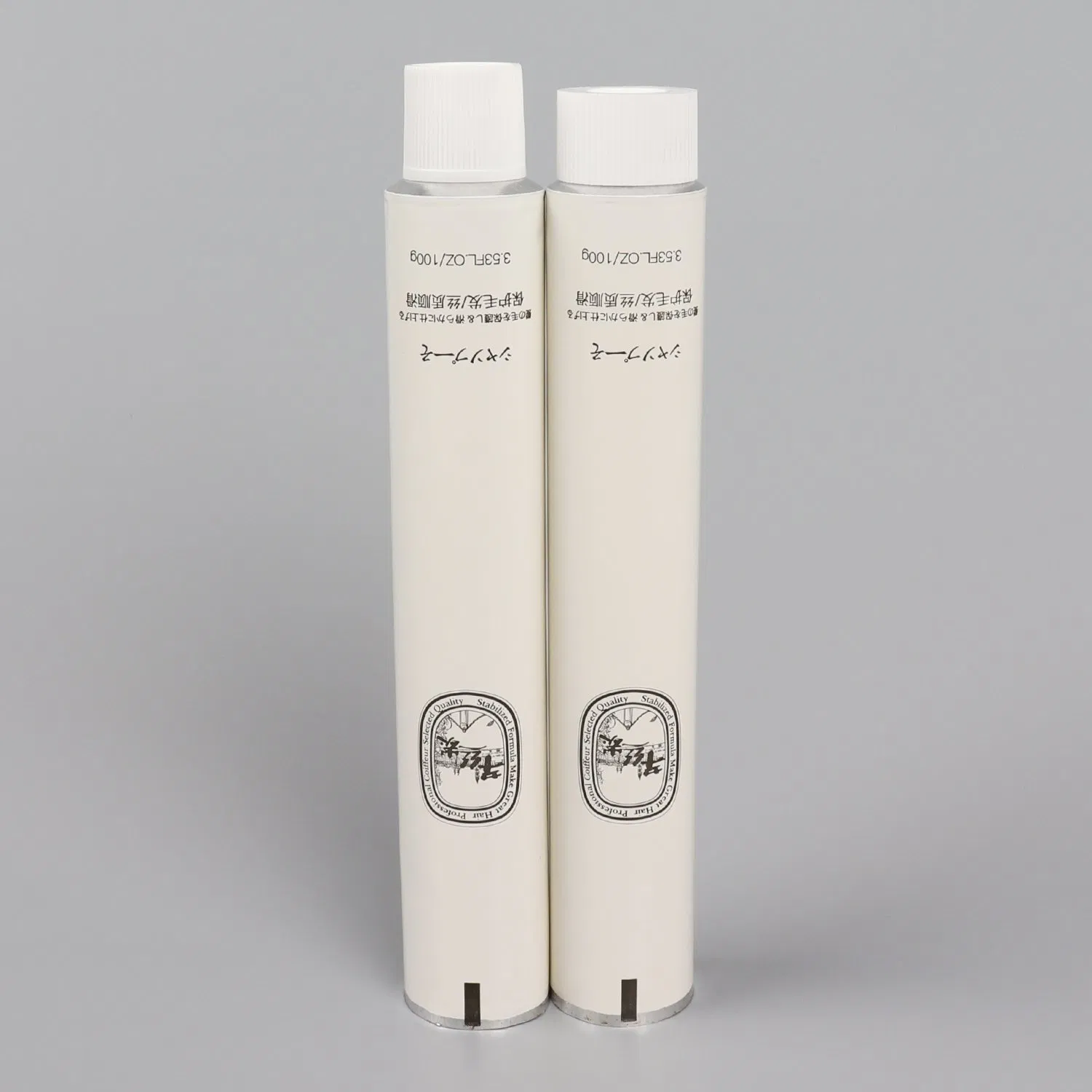 Cosmetic Tube Package Moisture Cream Aluminum Collapsible Tube Package for Hand Care/ 28mm 80ml E 2.7 FL Oz with Stand up Cap