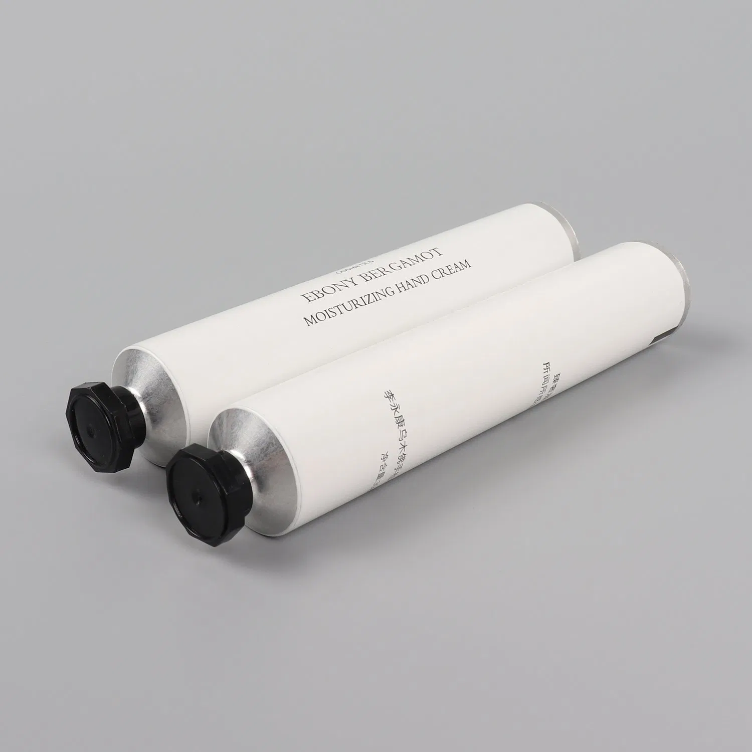 Eco-Friendly Cosmetic Tube Hand Therapy Aluminum Collapsible Tube Package for Skincare/19mm 25ml with Black Octagonal Cap