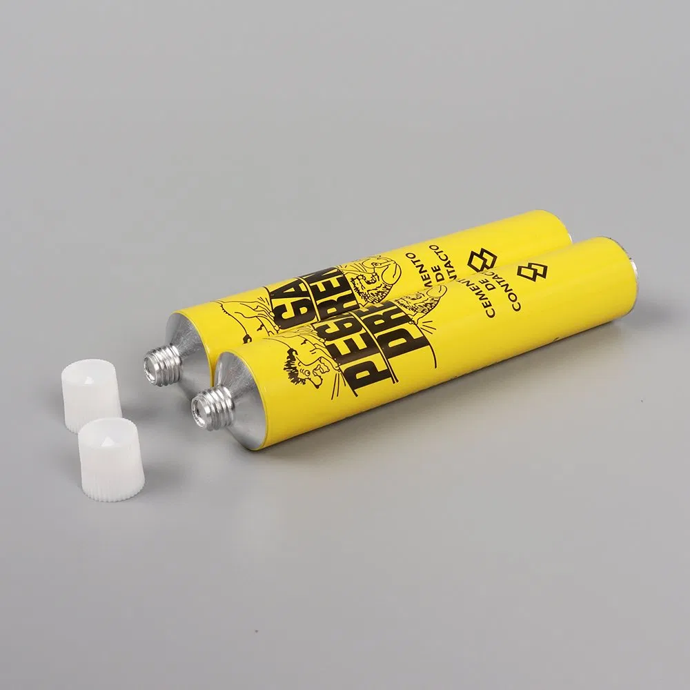 Pharmaceutical Tube Package Skin Healthcare Cream Aluminum Collapsible Tube Package for Sensitive Skin Treatment/ D25mm 30g with Plastic Screw Cap