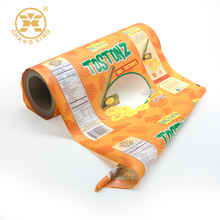Custom Logo Printing Plastic Candy Snack Square Bags Package Roll Stock Hot Sealing Package