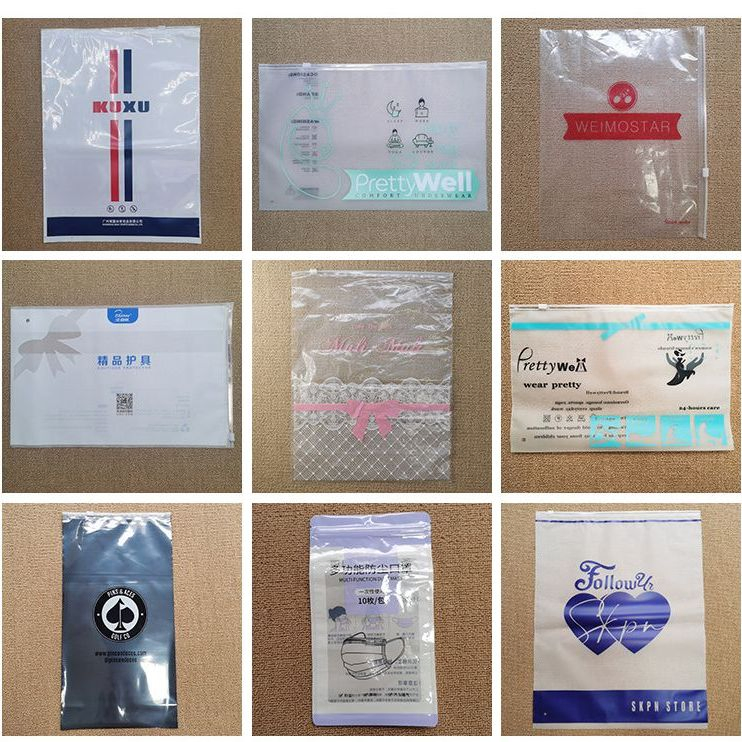 Slider Zipper Bag Custom Logo Resealable Zipper Pouch Packaging Edible Cookie Smell Proof Holographic Ziplock PE CPE EVA Lux Package Conveyance