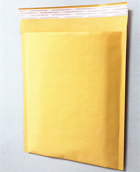 Factory Wholesale Nature Yellow Paper Padded Envelope Kraft Bubble Mailers Small Business Mailing Packages for Jewelry Makeup Supplies E-Commerce