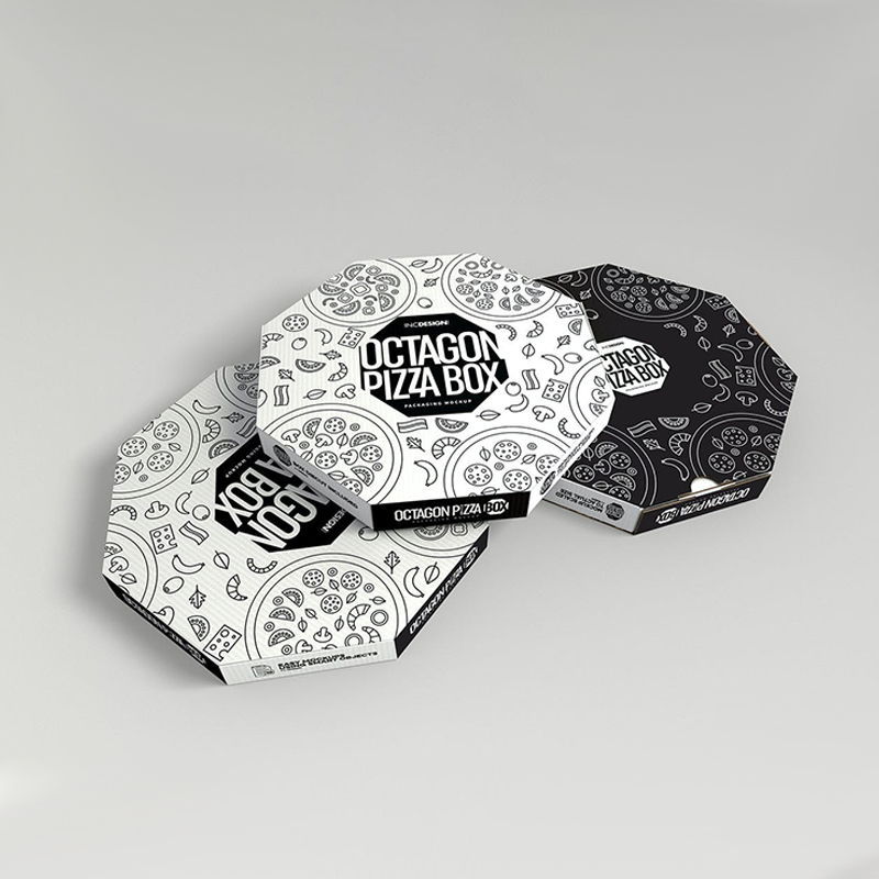 Wholesale Reusable Pizza Carton Custom Printed Corrugated Paper Packaging Cheap Pizza Box