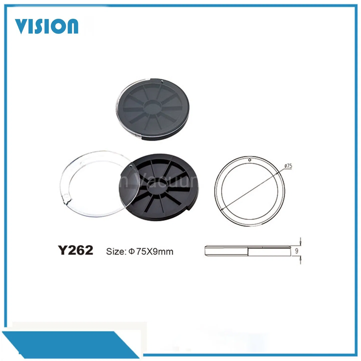 High Quality ABS Plastic Cosmetic Box Plastic Make up Package