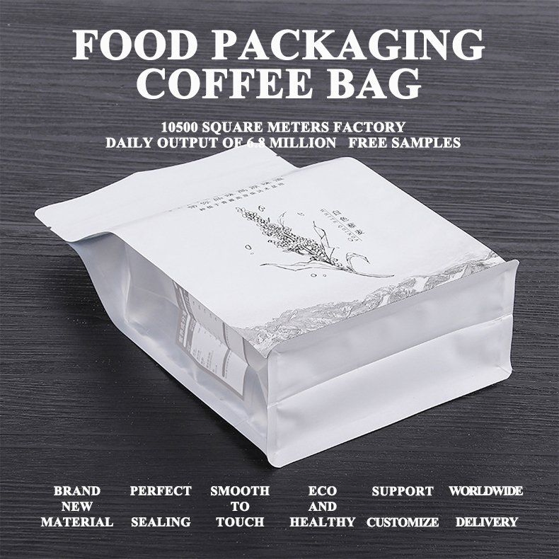 Disposable Mylar Recycle Plastic Protain Powder Ziplock VMPET Pet Packaging Aluminum Film Pouch Doypack Coffee Tea Food Reclosable Bag Package