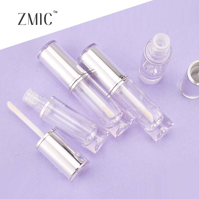 Custom Cylinder Empty Plastic Lip Gloss Bottle High Quality Cosmetic Plastic Tube Package