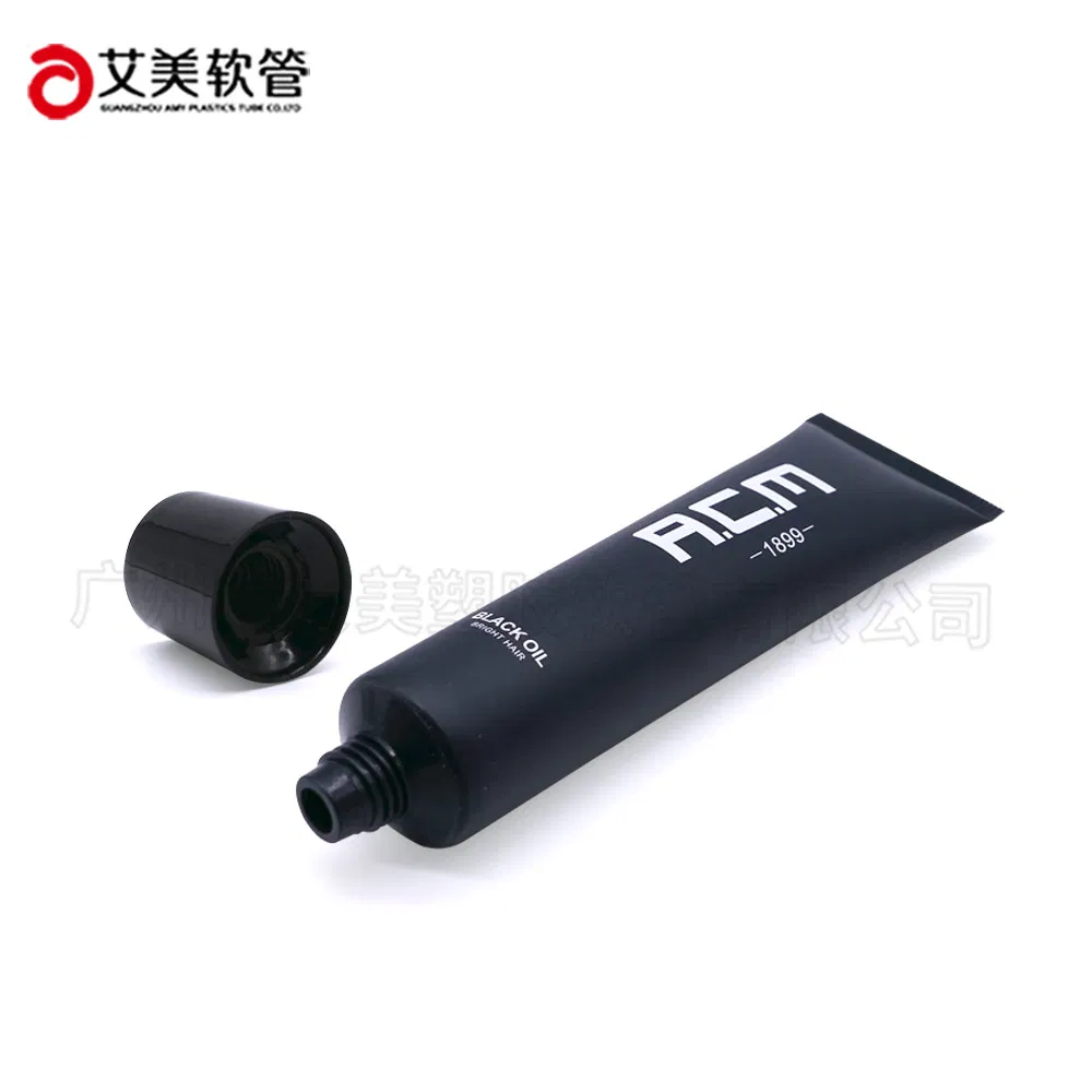 Matte Black Tube Packaging Squeeze Bottle Hand Cream Package